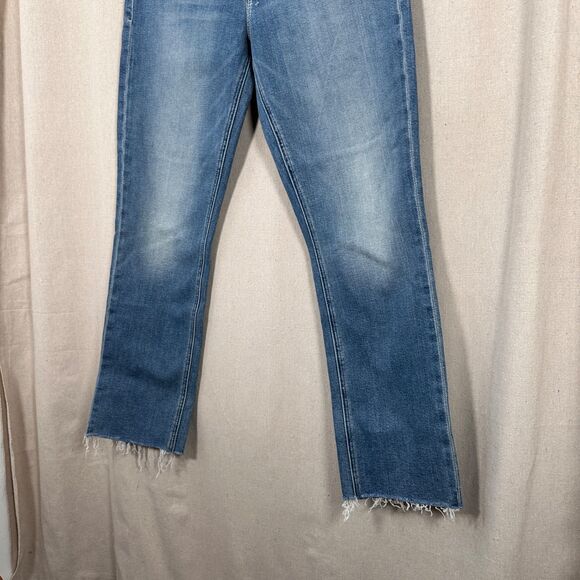 MOTHER Mid Rise Dazzler Ankle Fray in Riding the Cliffside Size 34 - Picture 3 of 13